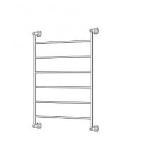 Lillian Heated Towel Rail, 600 x 808mm, Chrome 6 Bars